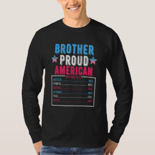 Juli Proud American Nutrition Facts Geboren Broth T-Shirt
