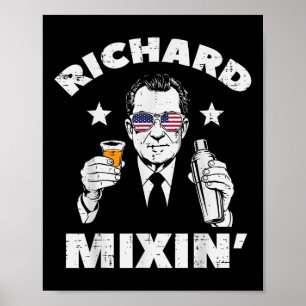 Juli Richard Mixin Nixon Präsident Patriot Poster