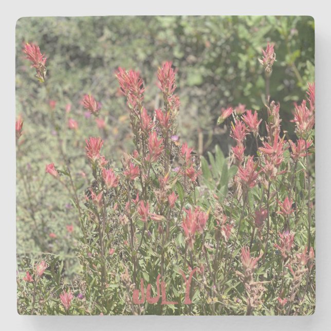 Juli Rock Show Steinuntersetzer (Vorderseite)