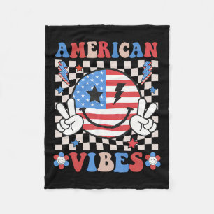 Juli Shirt Damen Männer Kinder amerikanische Vibes Fleecedecke