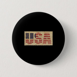 Juli Shirt US-Flagge Vereinigten Staaten Unabhängi Button