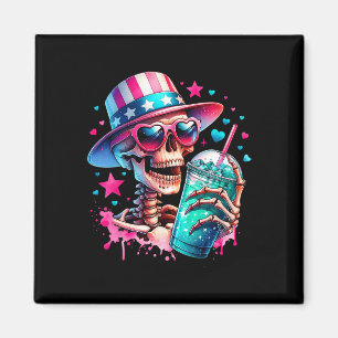 Juli Skeleton Retro Trendy Mama Skull Mama Life Magnet