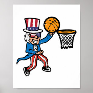 Juli Sketll Uncle Sam America Men Boys Kids Poster