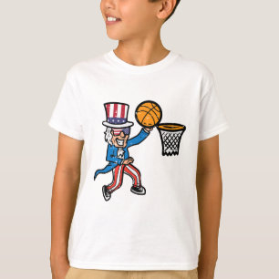 Juli Sketll Uncle Sam America Men Boys Kids T-Shirt