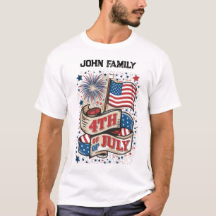 Juli. T - Shirt der unabhängigen Tagesfamilie
