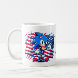 Juli. Tasse des Unabhängigkeitstages, Sonic-Tasse,