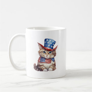 Juli Tasse Patriotische Katze