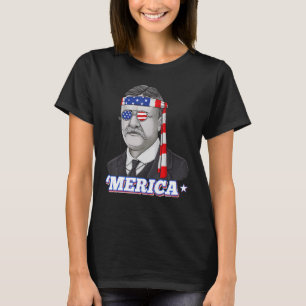 Juli Theodore Roosevelt Patriotic Merica T-Shirt