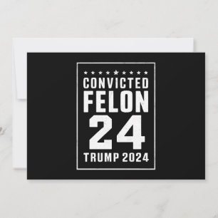 Juli Trump 2024 verurteilt Felon Einladung