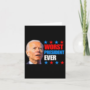 Juli Trump 2024 Wahl Worst President Ever Joe Karte