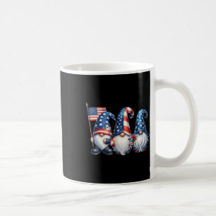 Juli US-Flagge Gnomes Patriot Independence Day A Kaffeetasse