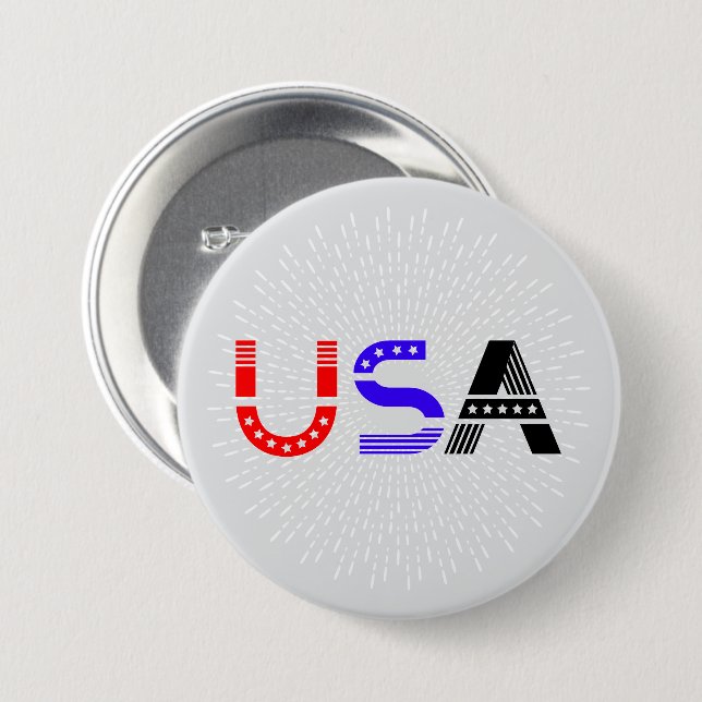 Juli USA Button (Vorne & Hinten)