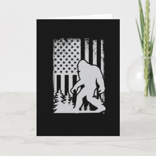 Juli USA Celebration Bigfoot 1776 Karte