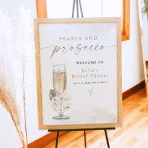 JULIA Boho Floral Pearls & Prosecco Brautparty