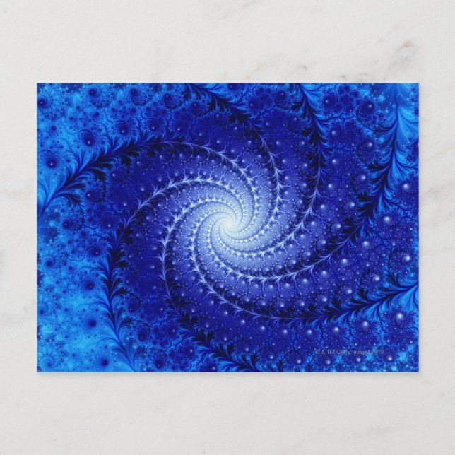 Julia Fraktal 4 Postkarte (Vorderseite)