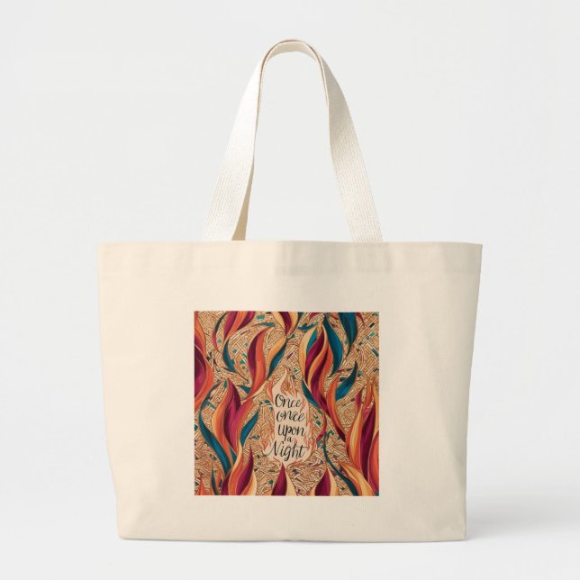 Julia | Große Baumwolltasche Jumbo Stoffbeutel (Vorne)