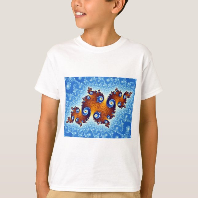 Julia Island Mandelbrot Set T-Shirt (Vorderseite)