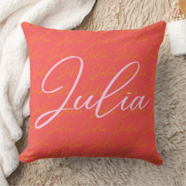 Julia Name Design Pattern Kissen