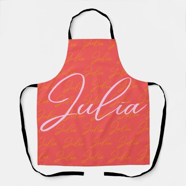 Julia Name Design Pattern Schürze (Vorderseite)
