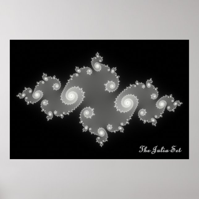 Julia Set (Negative) Poster (Vorne)