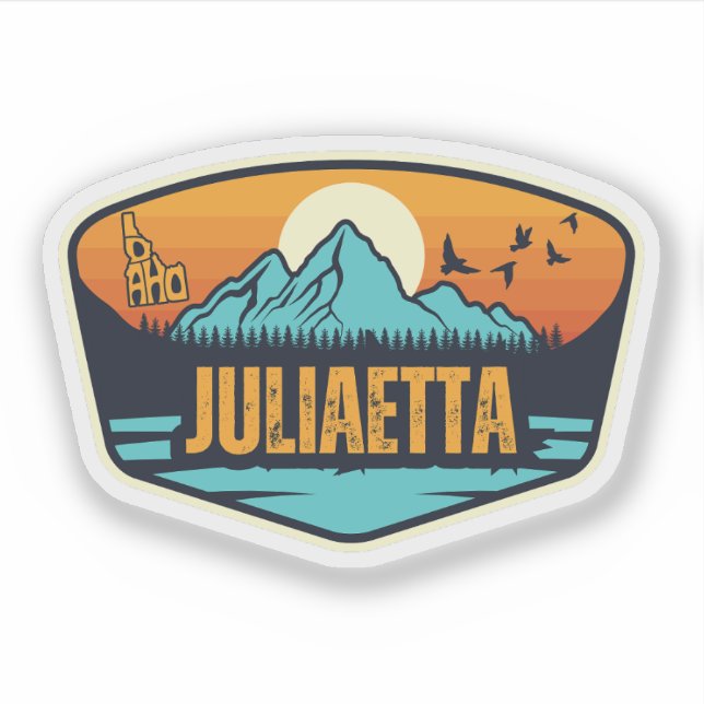 Juliaetta, Idaho Aufkleber (Vorderseite)