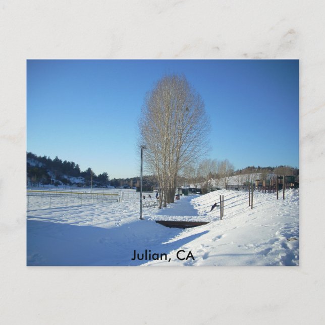Julian, CA Postkarte (Vorderseite)