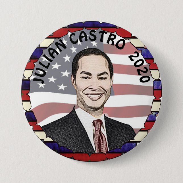 Julian Castro für die Unterstützung der Präsidents Button (Vorderseite)