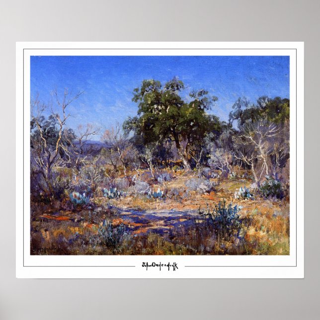 Julian Onderdonk Poster d'art Zedign #18 (Devant)