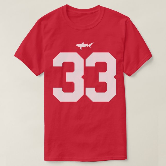 Julian Washington Miami Sharks Jersey FrontBack Pr T-Shirt (Design vorne)