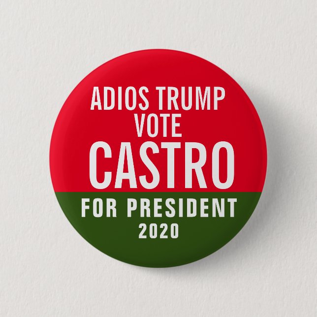 Julianischer Castro für Präsidenten 2020 Button (Vorderseite)