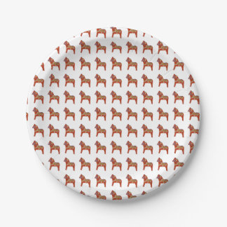 Julias Dala Horse Paper Platte Pappteller