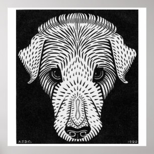 Julie de Graag Dog's Head Poster