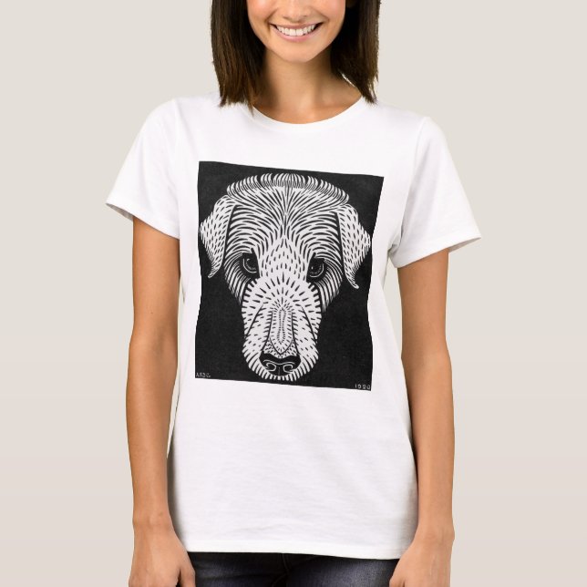 Julie de Graag Dog's Head T-Shirt (Vorderseite)
