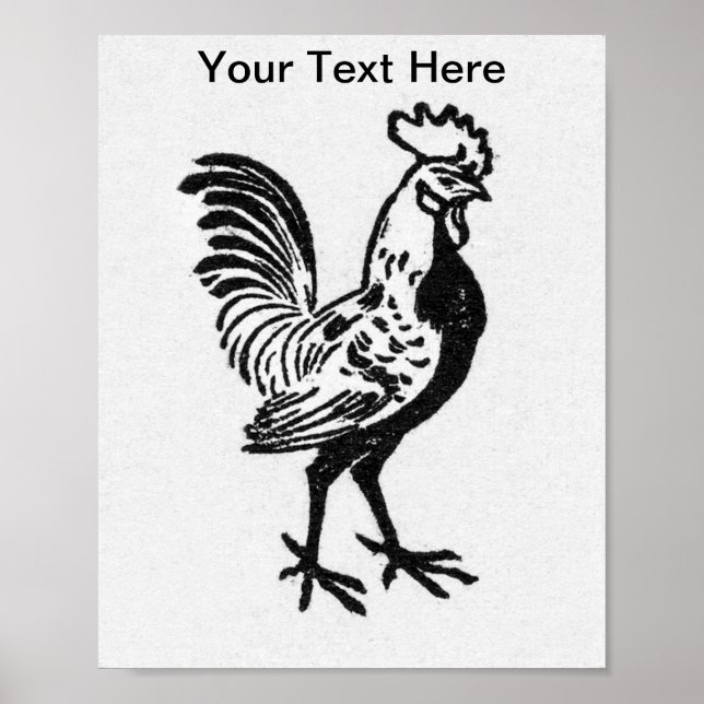 Julie de Graag Rooster Poster (Vorne)