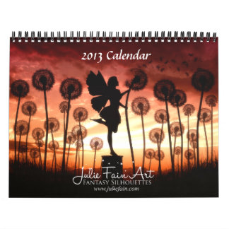 Julie Fantasie-Silhouette-Kunst-Kalender Fain Kalender
