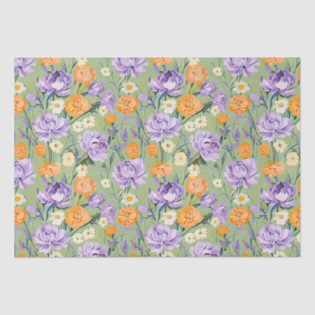 Julie Floral Seidenpapier (Vorderseite)