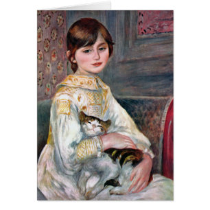 Julie Manet (Kind mit Katze) Renoir