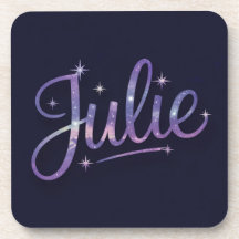 Julie Starry Glitzern Untersetzer Set