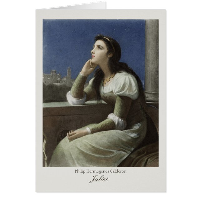 Juliet au balcon CC0367 Philip H Calderon (Devant)