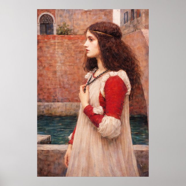 Juliet by John William Waterhouse Poster (Vorne)
