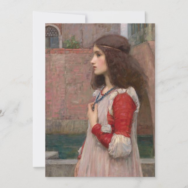 Juliet | John William Waterhouse Karte (Vorderseite)