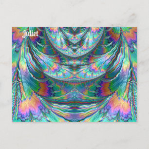 JULIET ~ Oozing Pastete ~ 3D-Fraktal Design ~ Postkarte