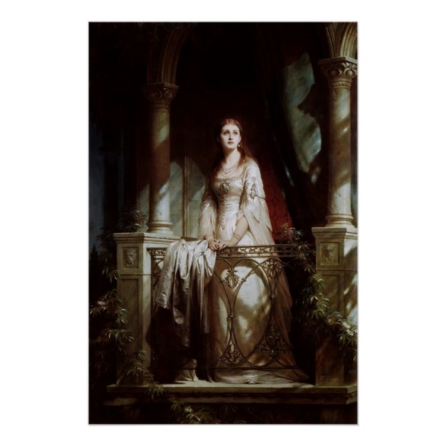 Juliet von Thomas-Francis Dicksee Poster (Vorderseite)