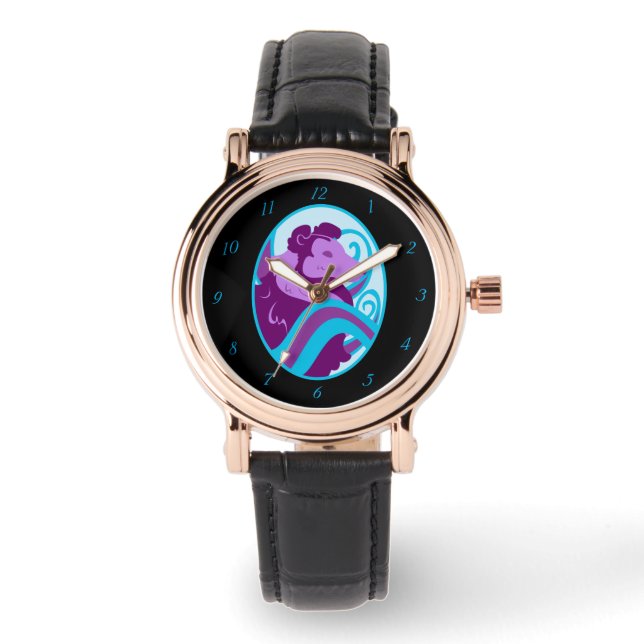 Juliet Vs Valley Fieberlogo Armbanduhr (Vorderseite)