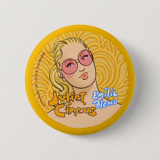 Juliet Zirkus - Emilia Blanco Button (Vorderseite)