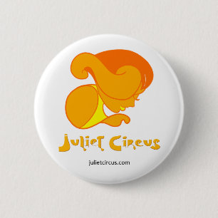 Juliet Zirkus - klassisches Logo Button