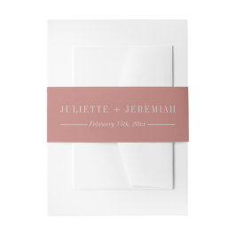 Juliette | Kurierte Farben | Hochzeit Einladungsbanderole