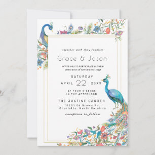 Julio Collection Faire-part de mariage   Peacock