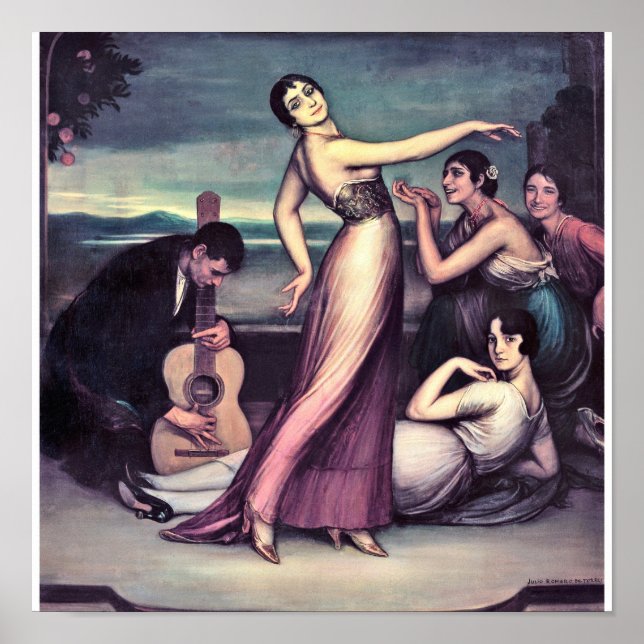 Julio Romero de Torres - Flamenco-Songs und -Tänze Poster (Vorne)