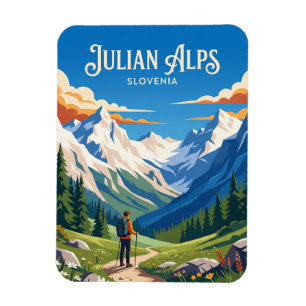 Julische Alpen Slowenien Magnet